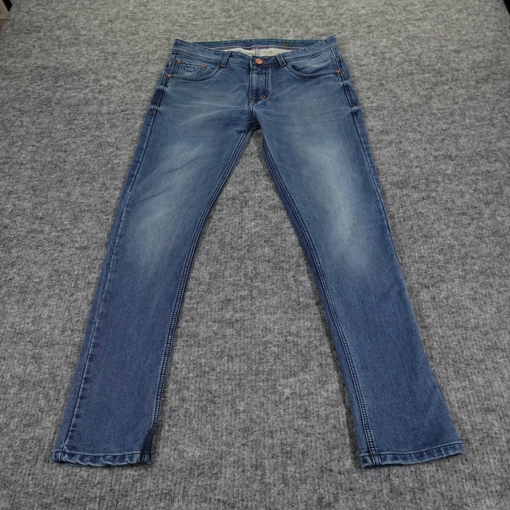 G-Star RAW 3301 Jeans Mens 38 Blue Classic Slim Fit 100% Cotton Casual